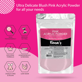 Nena's close-up powder texture illustrating fine milling for smooth application benefit