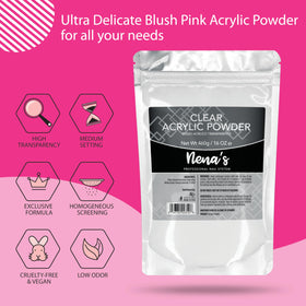 Nena's powder texture close-up highlighting fine milling for smooth application