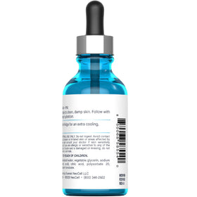 NeoCell serum texture on skin illustrating lightweight absorption and instant smoothing