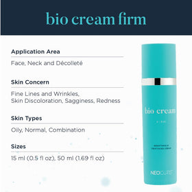 NEOCUTIS cream dispensed on hand demonstrating easy application
