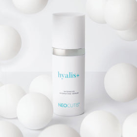 NEOCUTIS Hyalis+ label and ingredient panel showing product transparency benefit