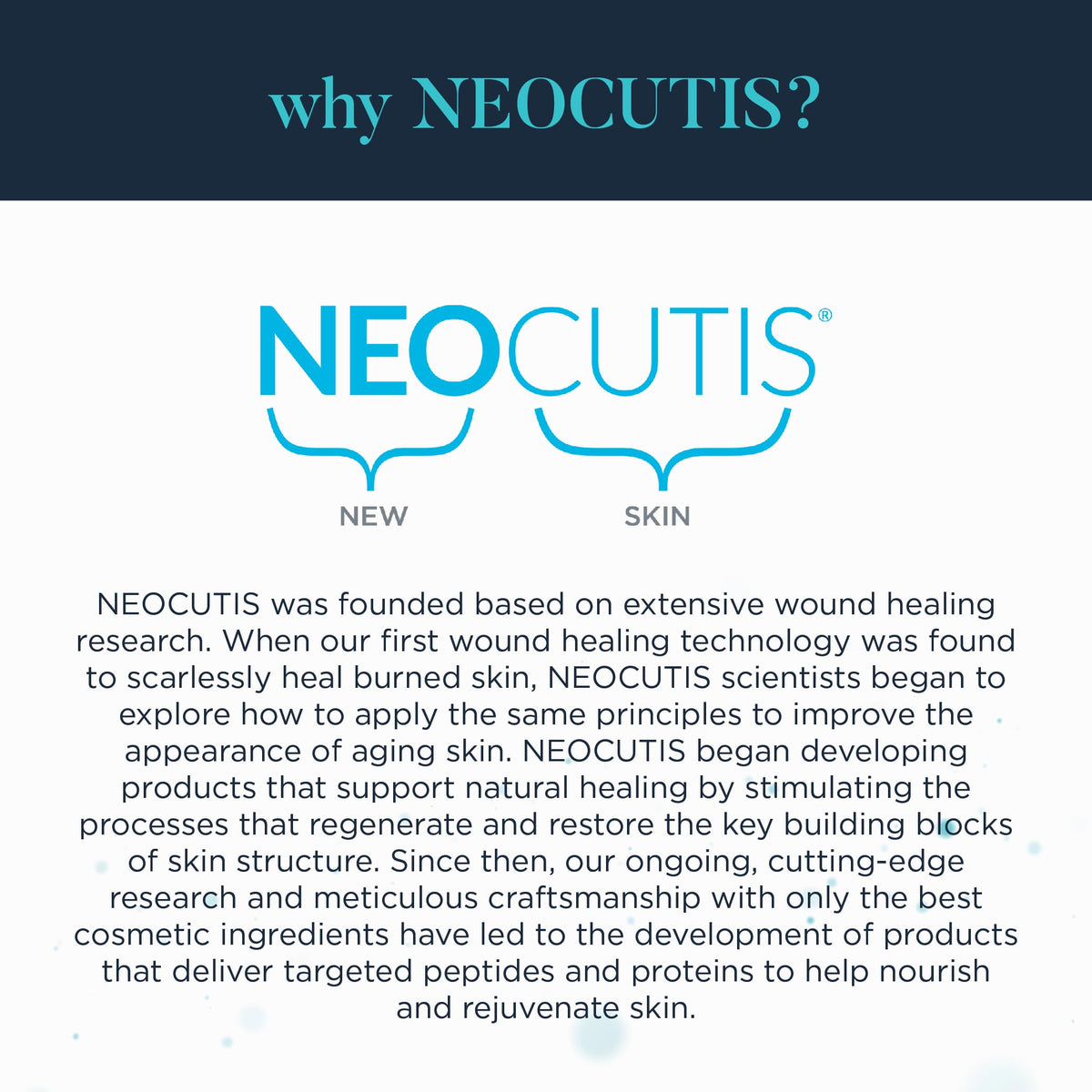 NEOCUTIS application demonstration of Neo Cleanse being massaged onto facial skin