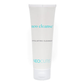 NEOCUTIS gel texture of Neo Cleanse displayed on fingertip to show lightweight hydration