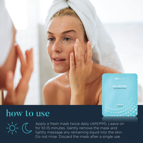 NEOCUTIS single-use sachet opened for hygienic, professional application