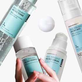 DERMALOGY by NEOGENLAB fermented rice ingredient shot emphasizing natural nutrient-rich benefit