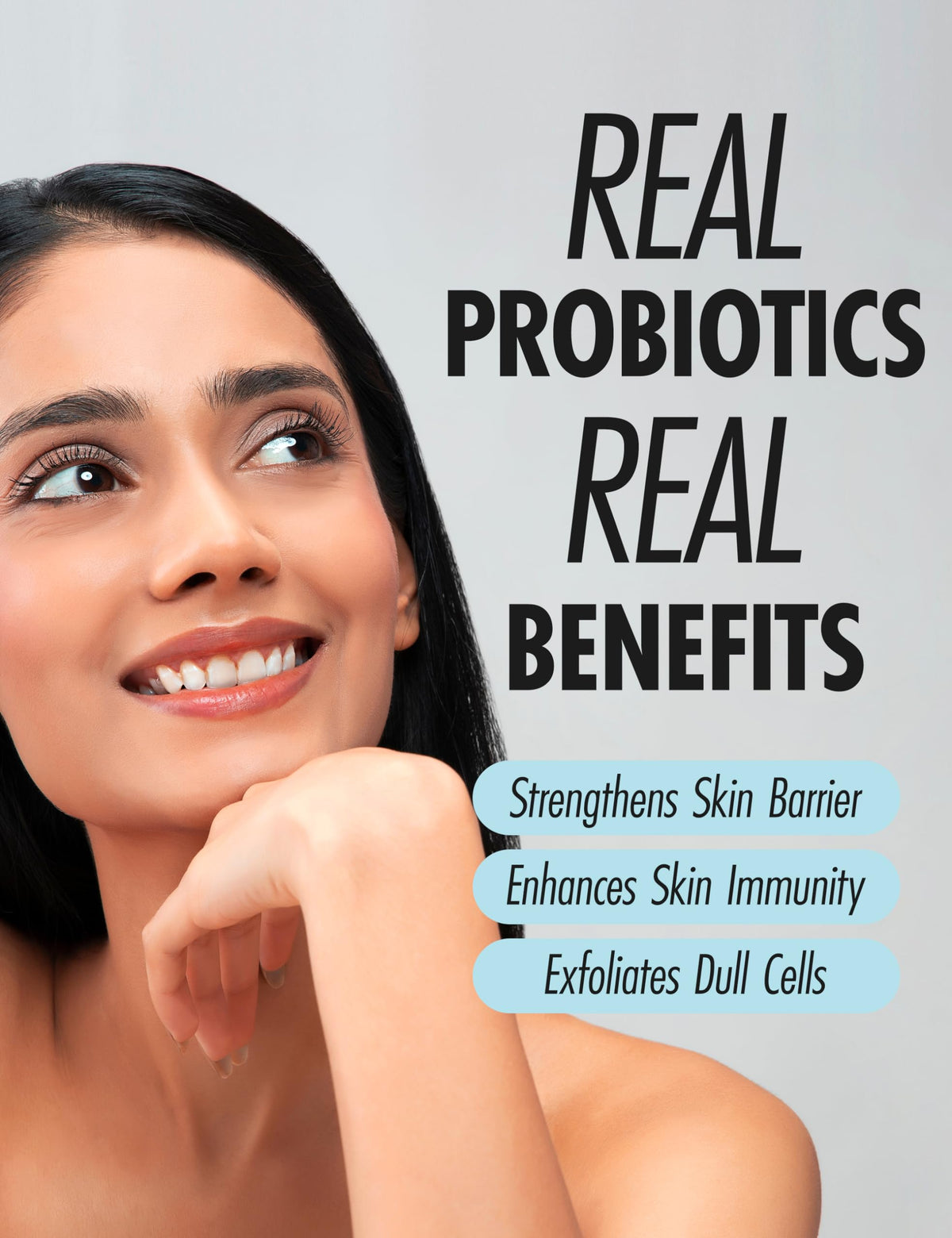 DERMALOGY by NEOGENLAB close-up of liquid texture, highlights lightweight absorption