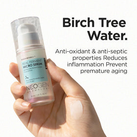 DERMALOGY by NEOGENLAB serum on hand demonstrating lightweight feel and instant hydration benefit