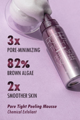 NEOGEN mousse being dispensed from pump demonstrating controlled application