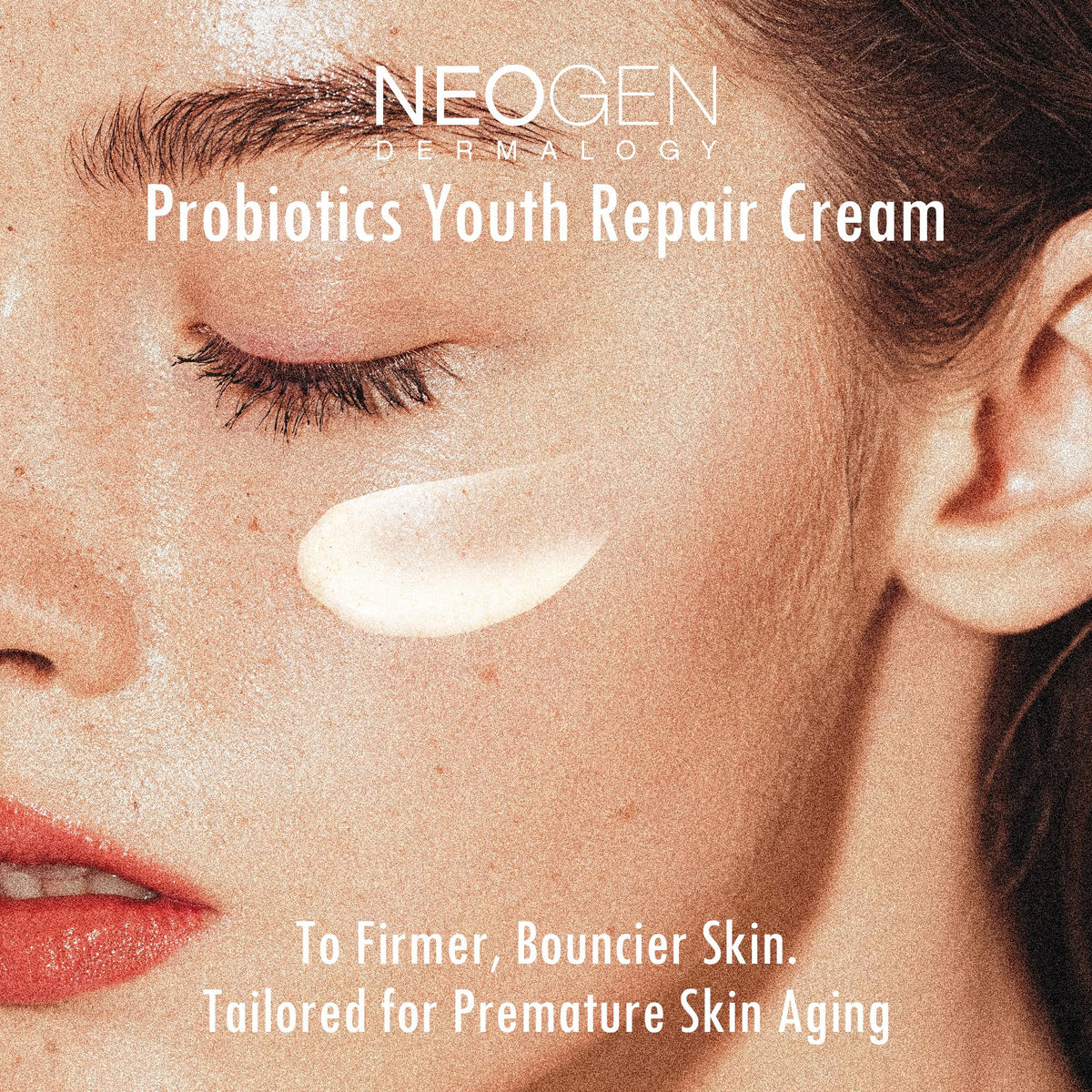 DERMALOGY by NEOGENLAB ingredients label highlighting probiotic and peptide blend benefit