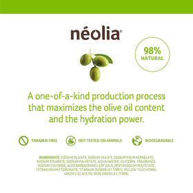 Néolia soap arranged in bathroom showing lifestyle simplicity benefit