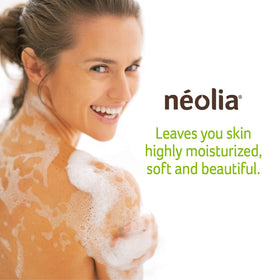 Néolia close-up of single olive oil soap bar texture and nourishing benefit