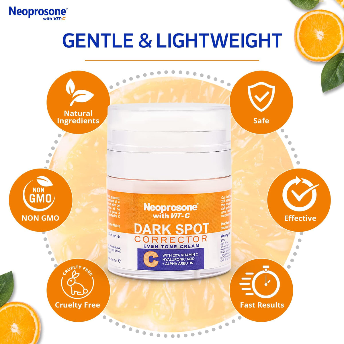 Neoprosone on bathroom vanity suggesting daily routine use
