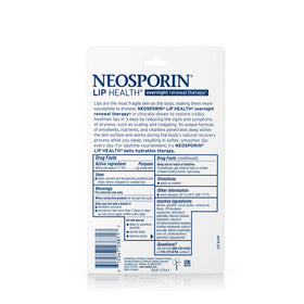 Neosporin label close-up highlighting ingredients and clean formula