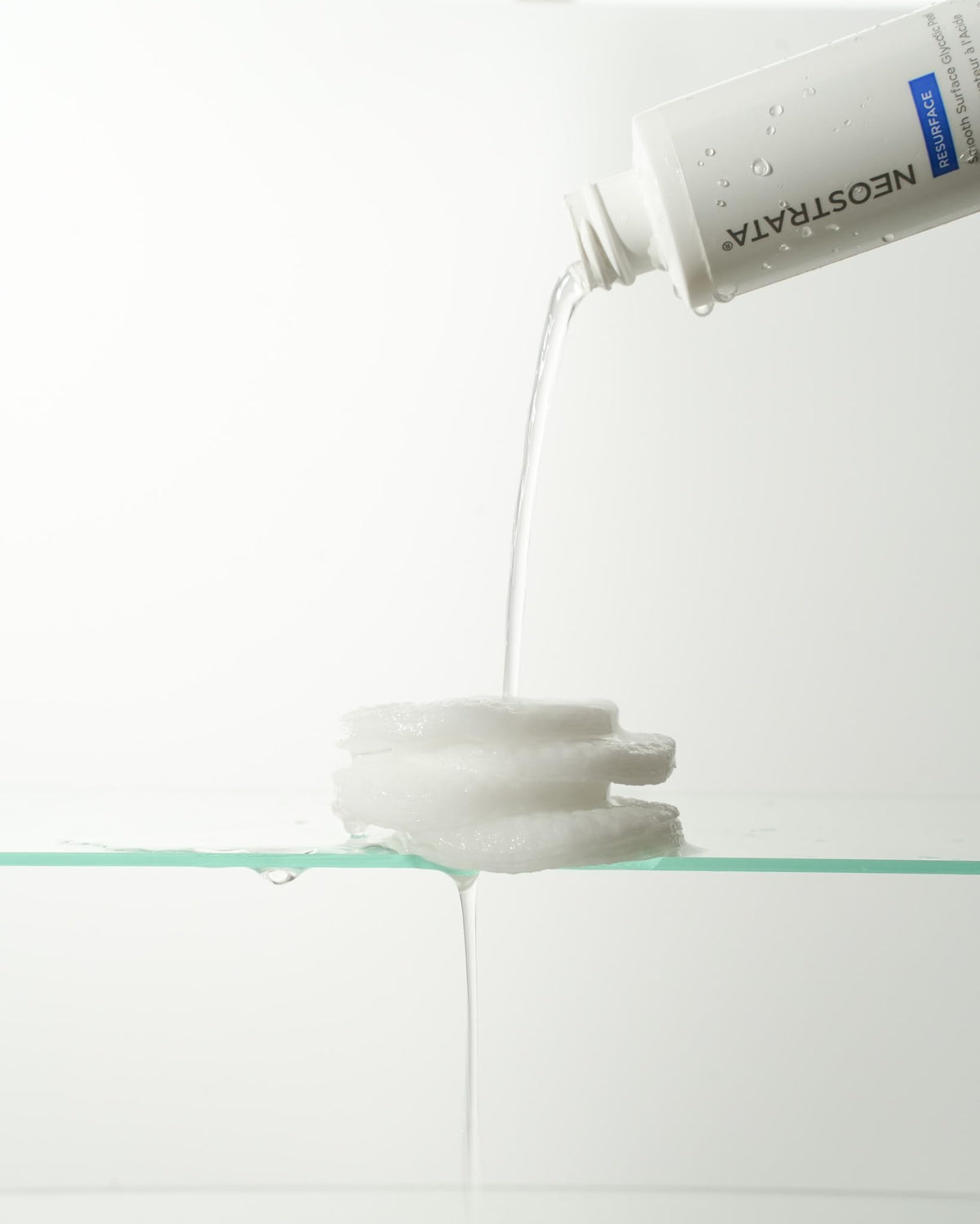 NEOSTRATA on bathroom counter with towel portraying nightly skincare routine