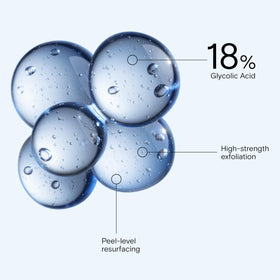 NEOSTRATA label showing 18% glycolic acid and antioxidants for clarity