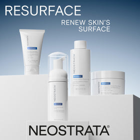 NEOSTRATA cream dispensed on fingertip illustrating quick absorption benefit