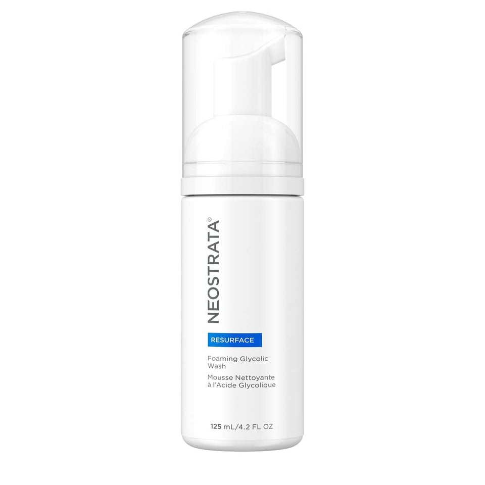 NEOSTRATA front packaging showing bottle and pump for clear first impression