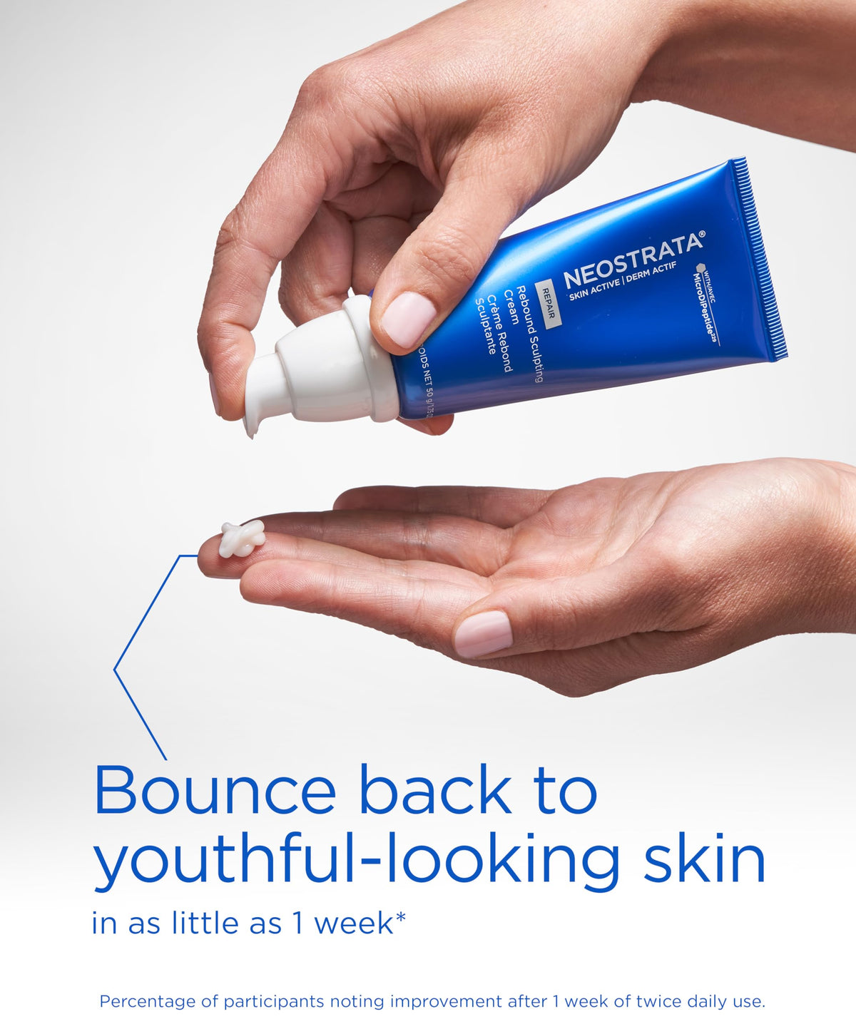 NEOSTRATA open jar swirled cream displaying moisturizing, non-greasy feel
