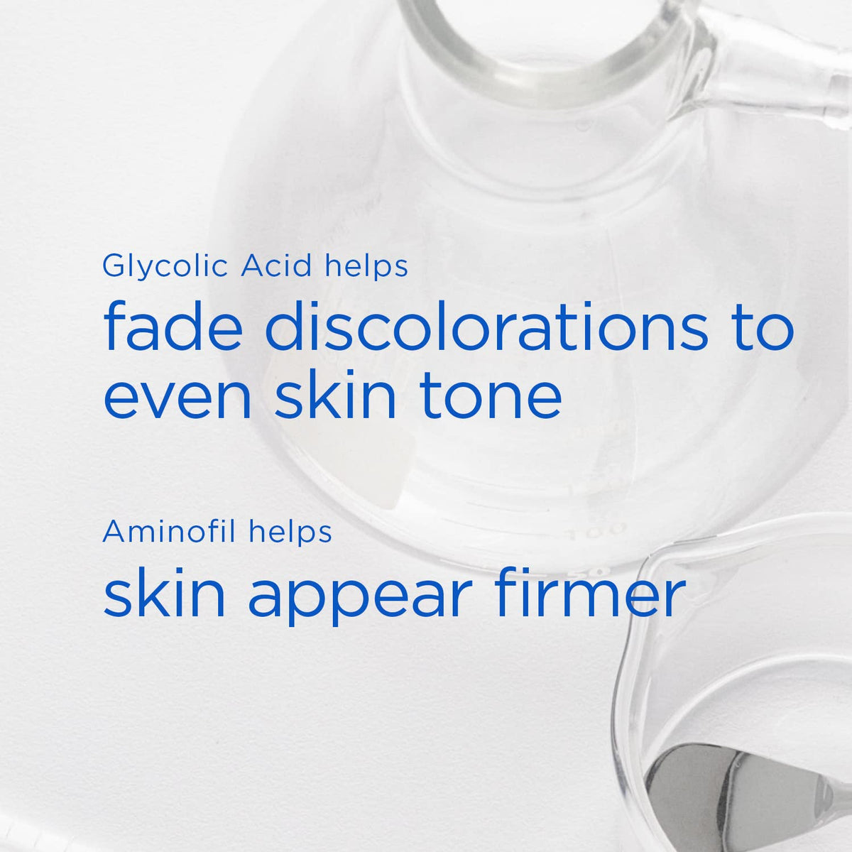 NEOSTRATA ingredient label close-up highlighting glycolic acid strength and Aminofil