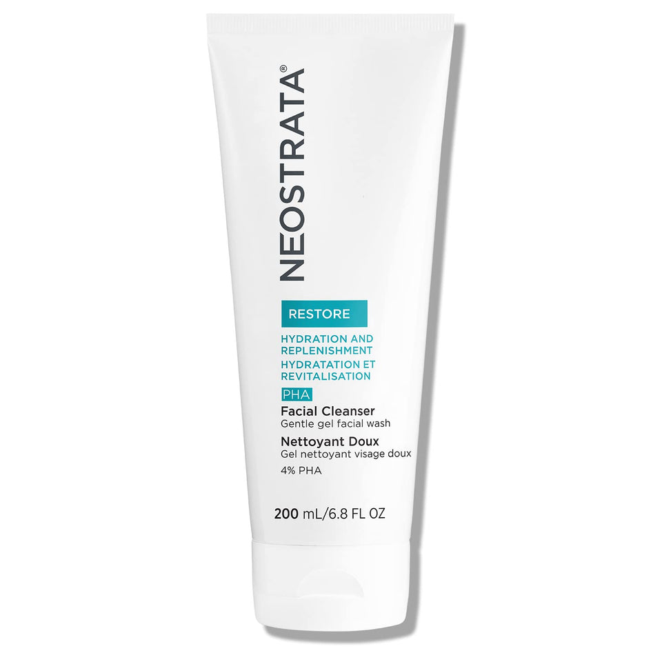 NEOSTRATA front packaging showing gentle cleanser and clear benefits