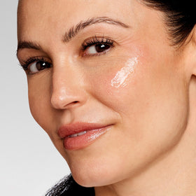 NEOSTRATA serum absorbing into skin macro, quick absorption and smoothing benefit
