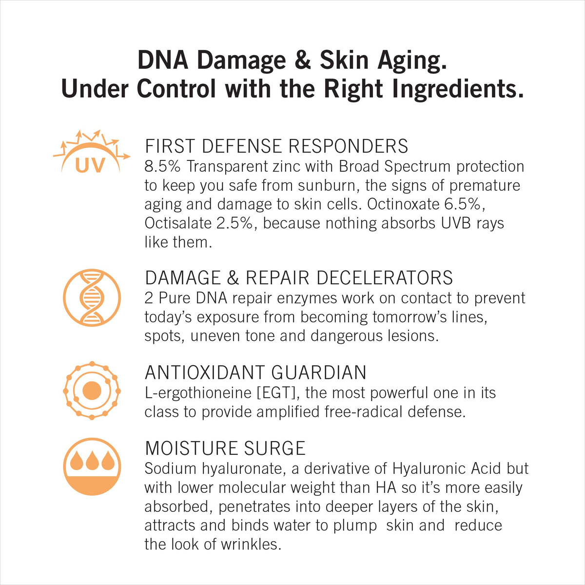 NEOVA sunscreen applied to cheek demonstrating blendable, oil-free coverage