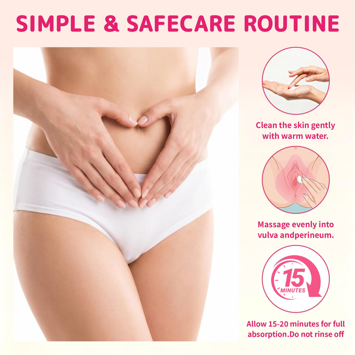 NeroCare cream on skin demonstrating smooth spreadability and gentle hydration