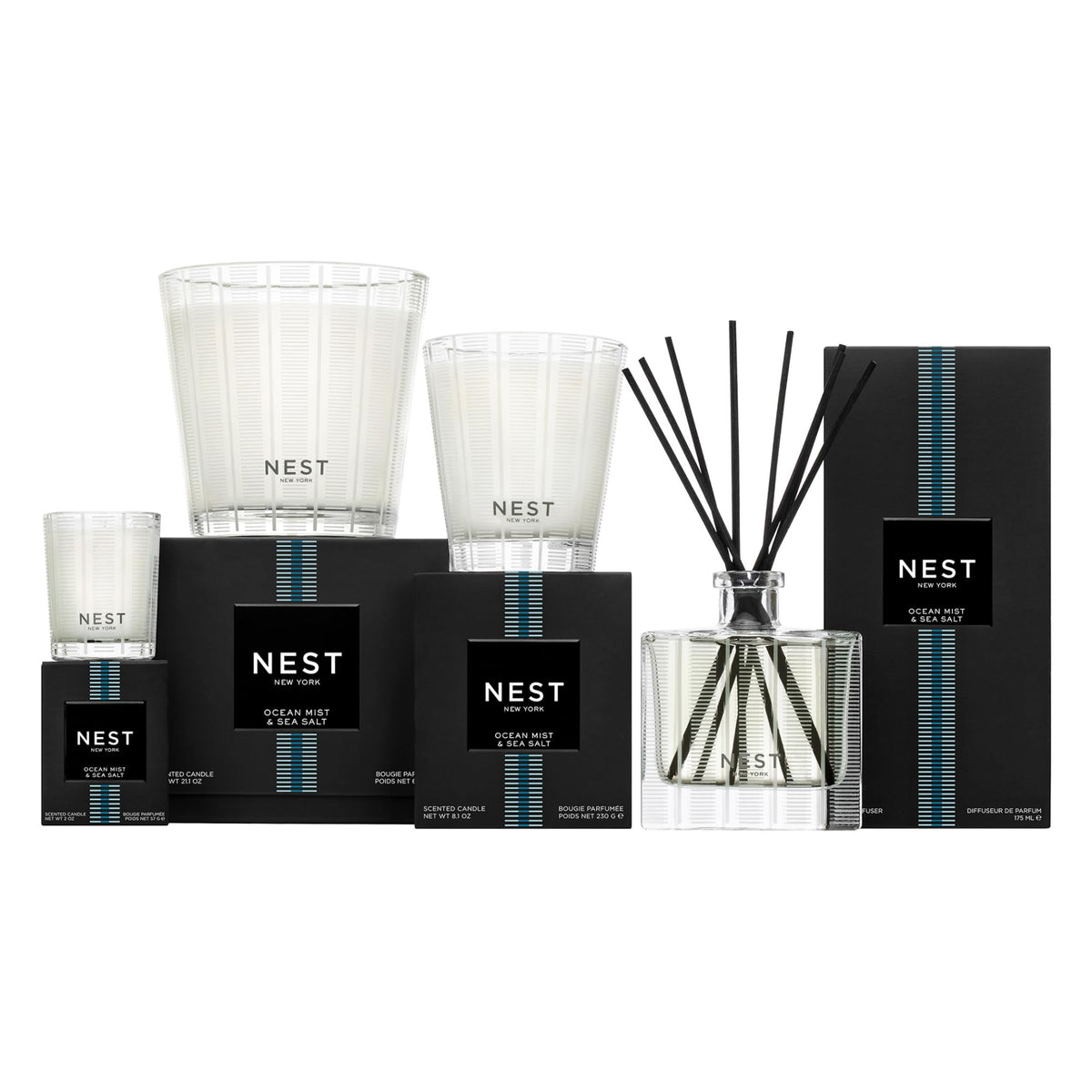 NEST New York bottle in bathroom lifestyle scene creating a refreshed ambience benefit