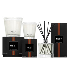 NEST New York bottle displayed in bathroom setting adding fragrant ambiance