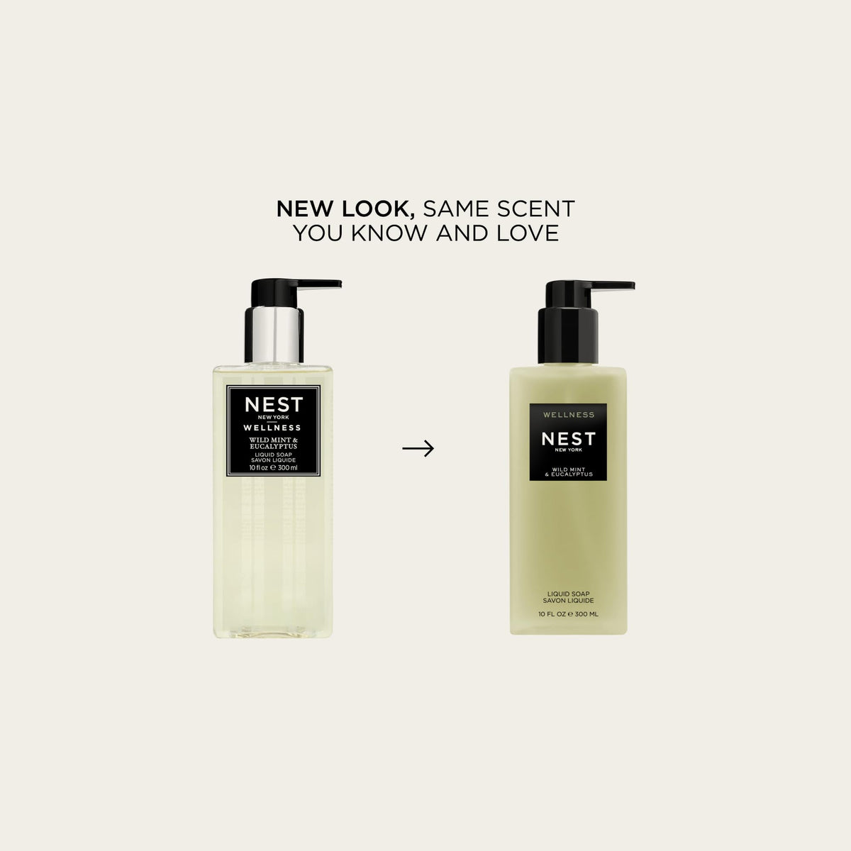 NEST New York pump detail highlighting easy dispensing for controlled use