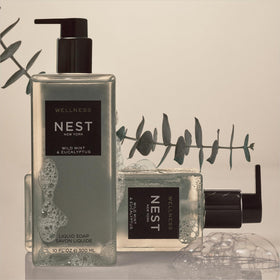 NEST New York close-up of foam texture showing gentle lather benefit