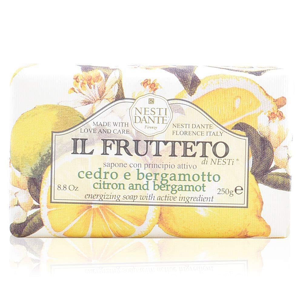 Nesti Dante front packaging showing Florentine wrap and citrus scent, elegant gift-ready look