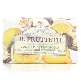 Nesti Dante front packaging showing Florentine wrap and citrus scent, elegant gift-ready look
