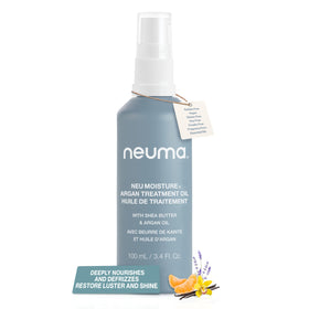 NEUMA front bottle view showing sleek packaging and lightweight oil benefit