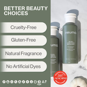 NEUMA creamy conditioner texture close-up showing smooth hydration