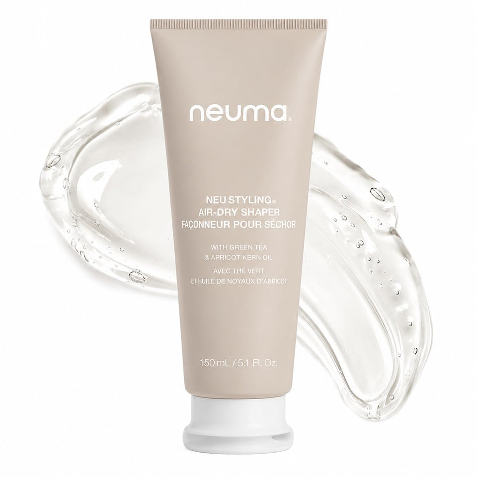 NEUMA front packaging air-dry cream showing product benefits and size