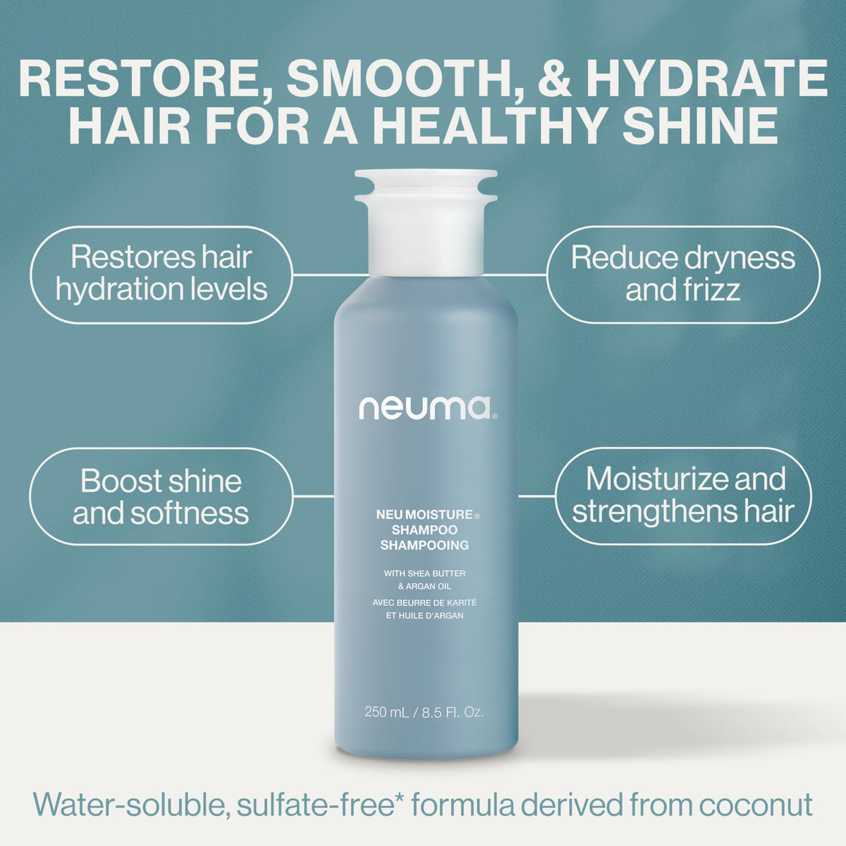 NEUMA back label showing ingredients and eco-friendly claims clearly