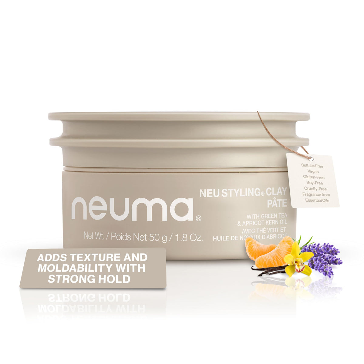 NEUMA front jar view showing label and compact travel-friendly size