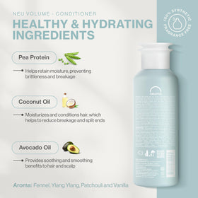 NEUMA back label close-up listing ingredients and usage directions for reassurance