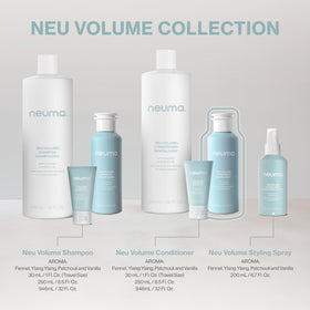 NEUMA in-shower use image showing gentle conditioning and easy detangling