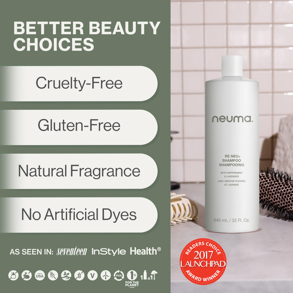 neuma texture foam lather illustrating gentle cleanse and lightweight feel