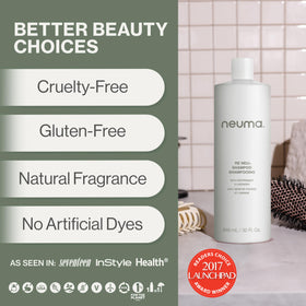 neuma texture foam lather illustrating gentle cleanse and lightweight feel