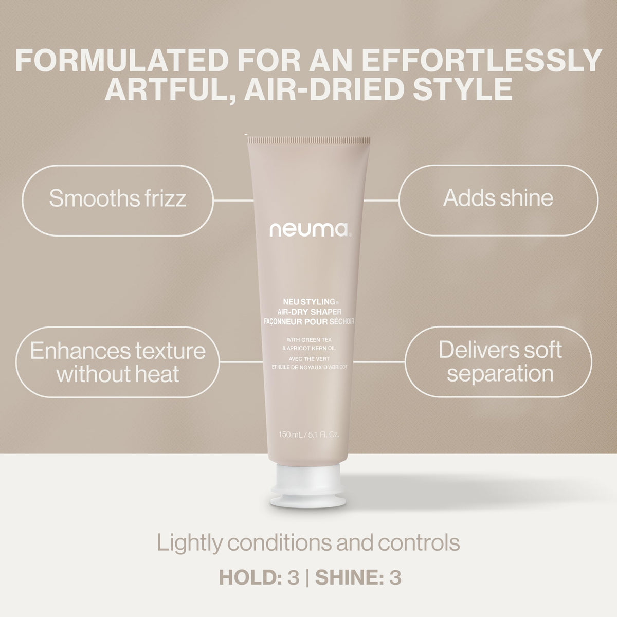 NEUMA 5.1 oz bottle size comparison showing travel-ready and full-size benefit