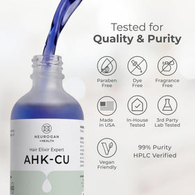 Neurogan bottle staged in bathroom setting showing daily routine compatibility benefit