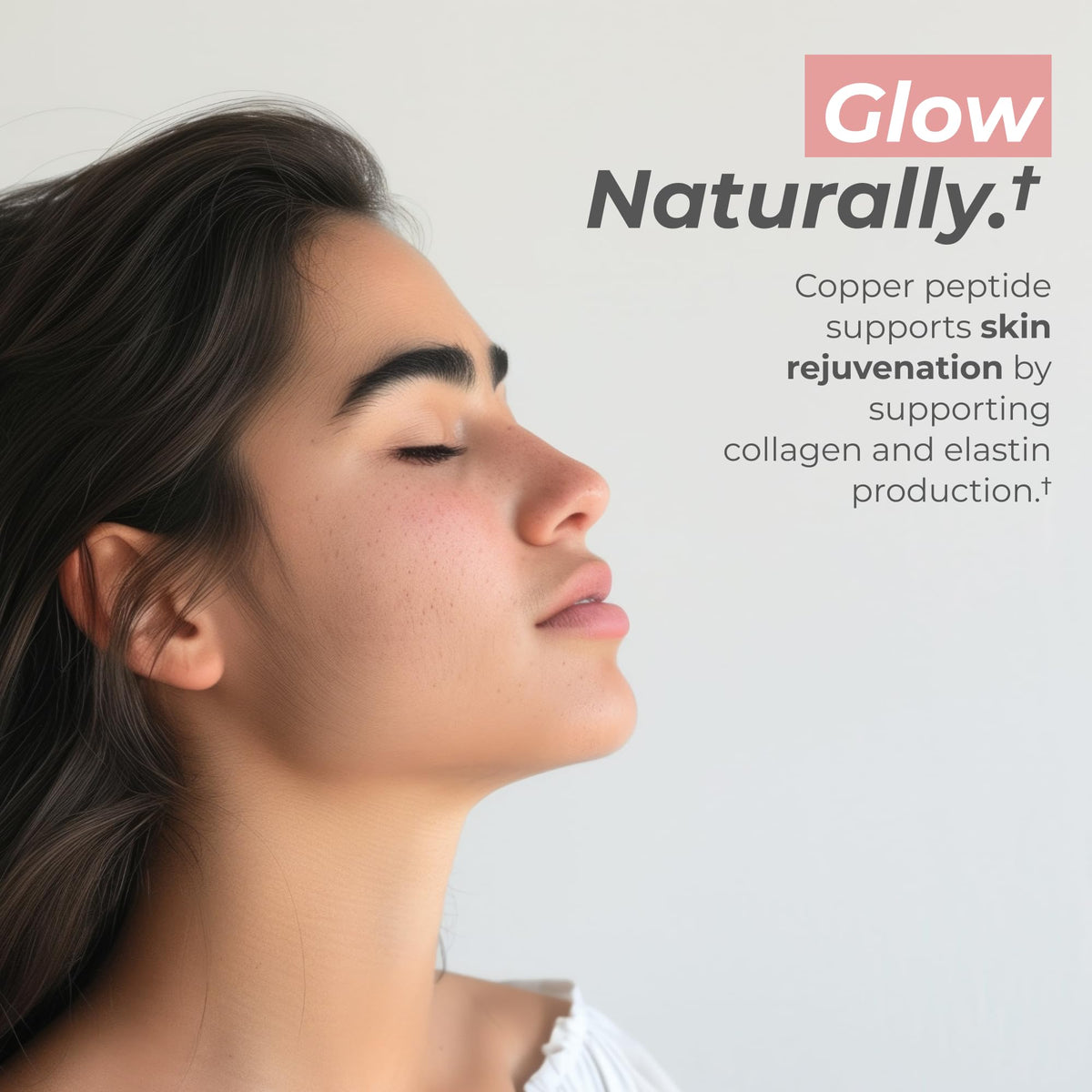 Applying Neurogan serum to face before moisturizer for better layering