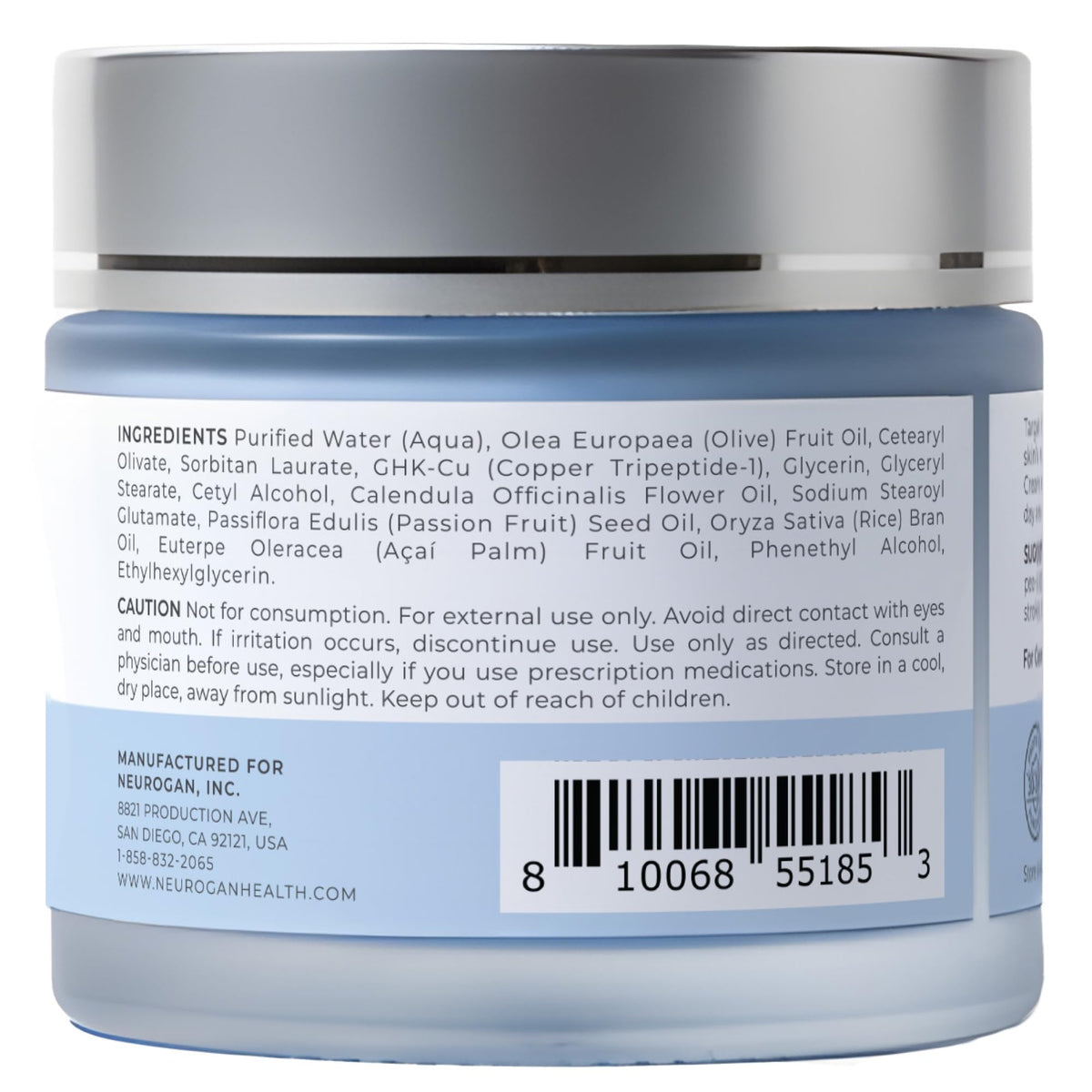 Neurogan cream being applied on hand showing quick absorption benefit