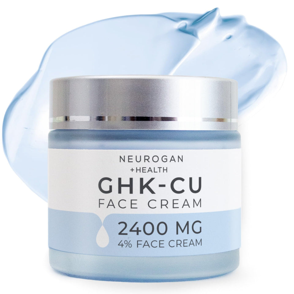Neurogan front packaging showing 4% peptides and clean design for trust