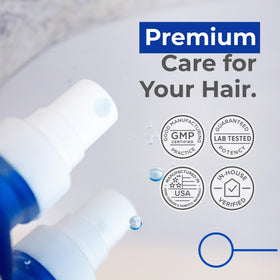 Neurogan bottle staged on bathroom counter for morning routine convenience