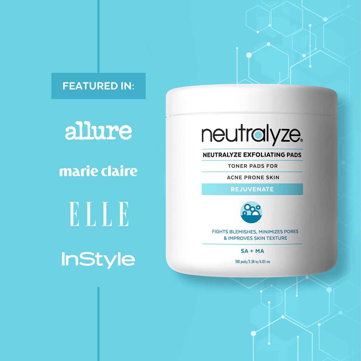 Neutralyze ingredients label and bottle emphasizing clean formulation
