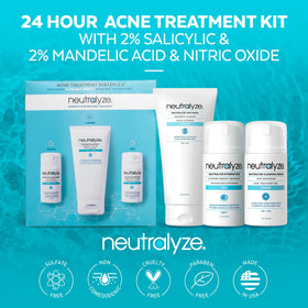 Neutralyze clearing serum dropper texture delivering concentrated acids